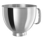 KitchenAid 5 Qt. Bowl in Polished Stainless Steel with Comfort Handle for Tilt-Head Stand Mixers
