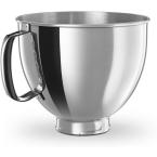 KitchenAid 5 Qt. Bowl in Polished Stainless Steel with Comfort Handle for Tilt-Head Stand Mixers